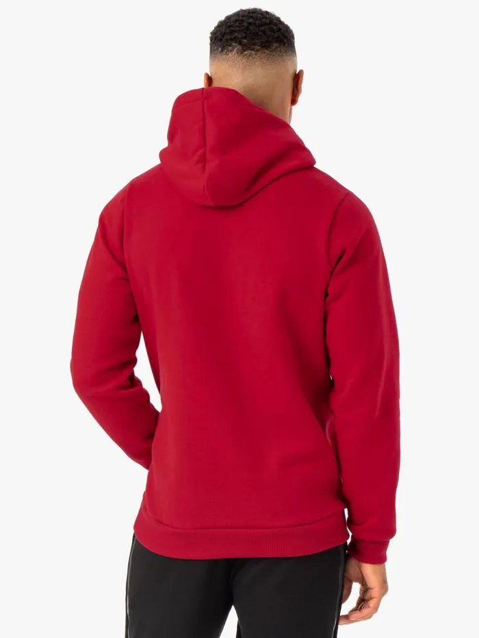 Restore Pullover Hoodie 8211 Burgundy Men Ryderwear Sweaters and Hoodies