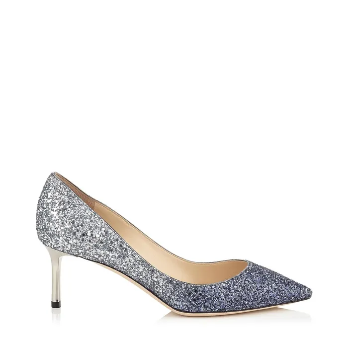 Romy 60 Navy And Silver Coarse Glitter Degrad Pointy Toe Pumps Navysilver Women JIMMY CHOO Bridal Shoes Romy 60 Navy And Silver Coarse Glitter Degrad Pointy Toe Pumps Navysilver Women JIMMY CHOO Bridal Shoes