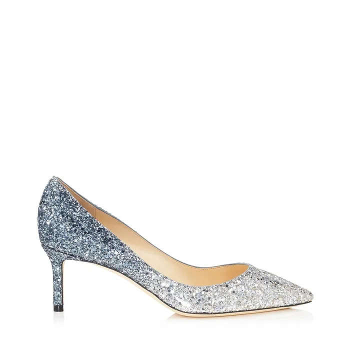 Romy 60 Silver And Dusk Blue Fireball Glitter Dgrad Fabric Pointy Toe Pumps Silverdusk Blue Women JIMMY CHOO Bridal Shoes Romy 60 Silver And Dusk Blue Fireball Glitter Dgrad Fabric Pointy Toe Pumps Silverdusk Blue Women JIMMY CHOO Bridal Shoes