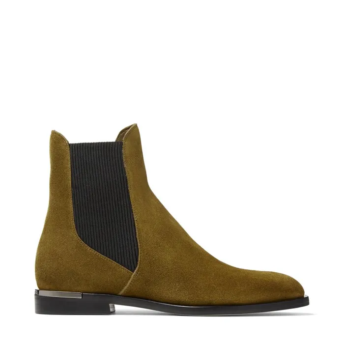 Rourke Flat Clove Suede Ankle Boots Clove Women JIMMY CHOO Boots