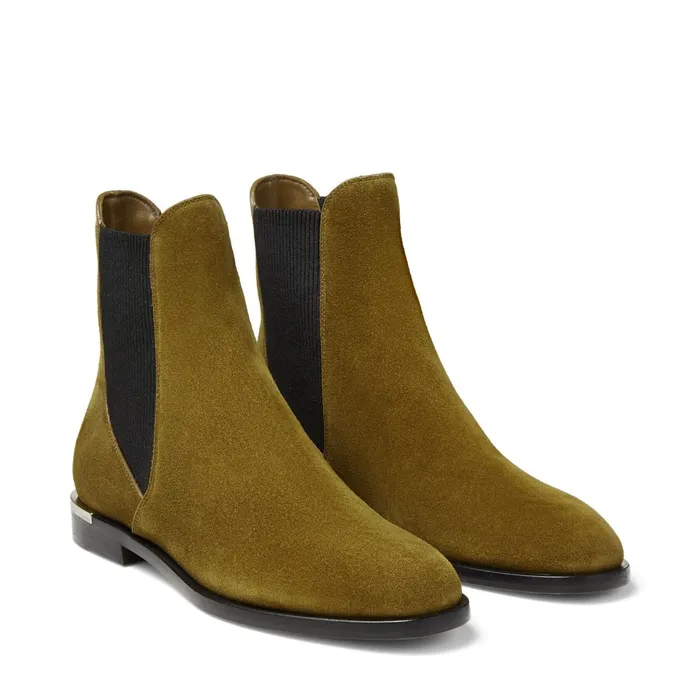 Rourke Flat Clove Suede Ankle Boots Clove Women JIMMY CHOO Boots