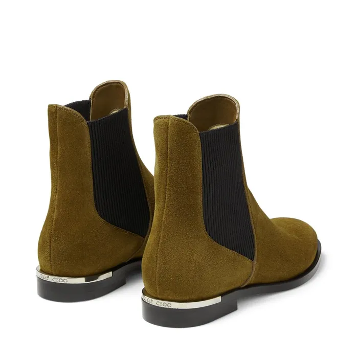 Rourke Flat Clove Suede Ankle Boots Clove Women JIMMY CHOO Boots