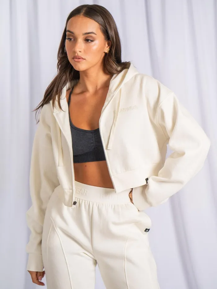 Ryderwear Track Jacket 8211 Off White Women Ryderwear Tops