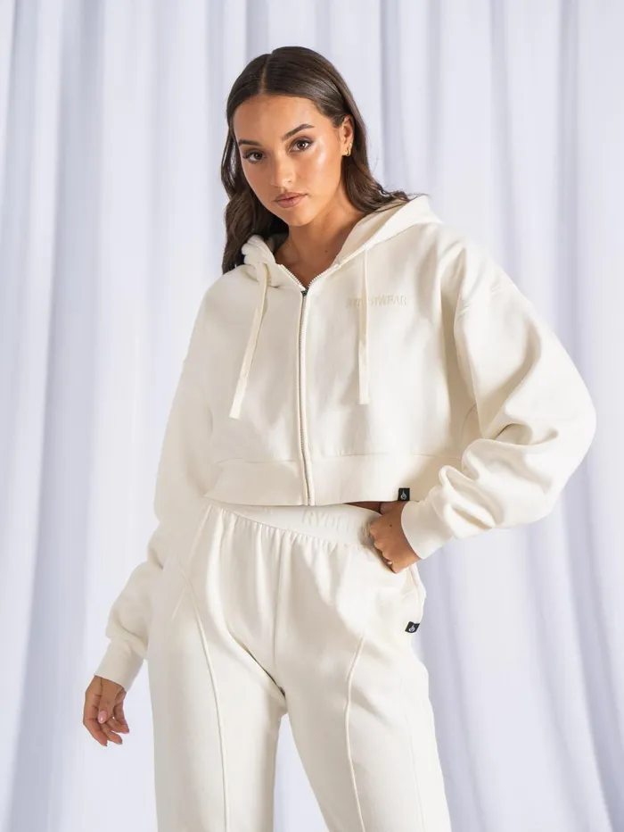 Ryderwear Track Jacket 8211 Off White Women Ryderwear Tops