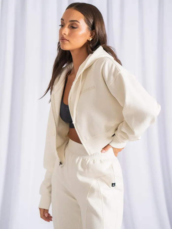 Ryderwear Track Jacket 8211 Off White Women Ryderwear Tops