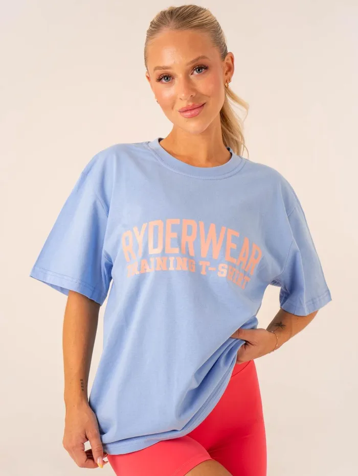 Ryderwear Training TShirt 8211 Sky Blue Women Ryderwear TShirts