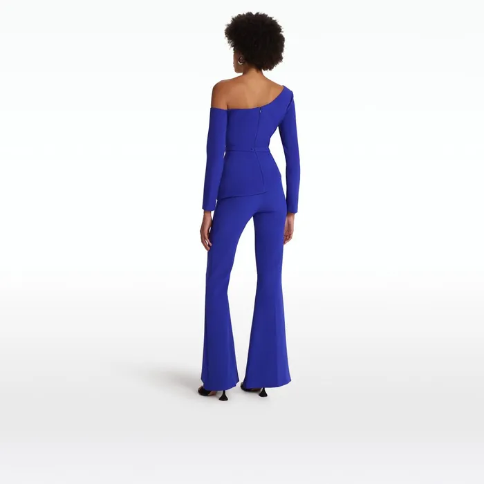 Safiyaa Aime Azure Blue Top Women Tops