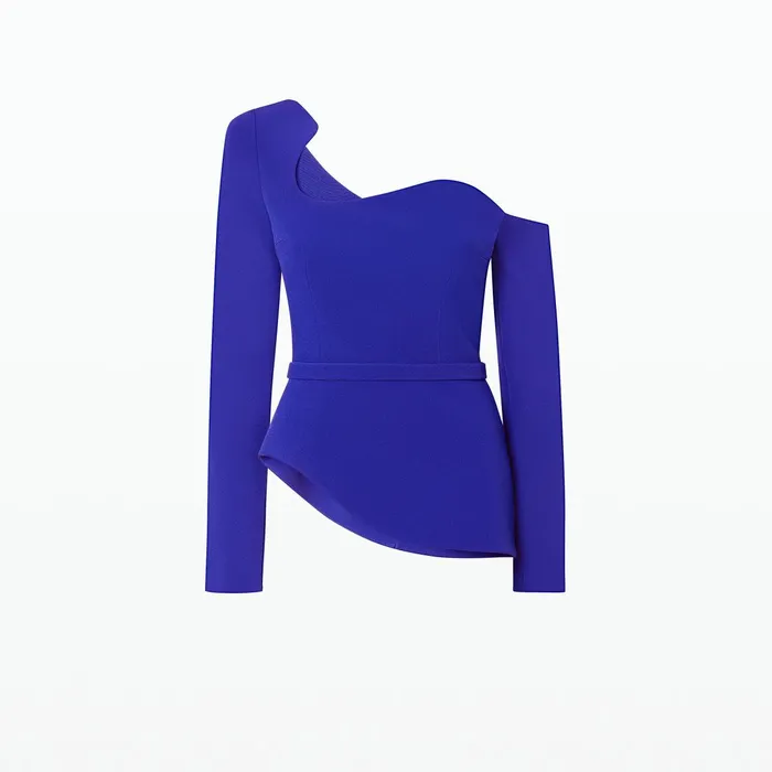 Safiyaa Aime Azure Blue Top Women Tops