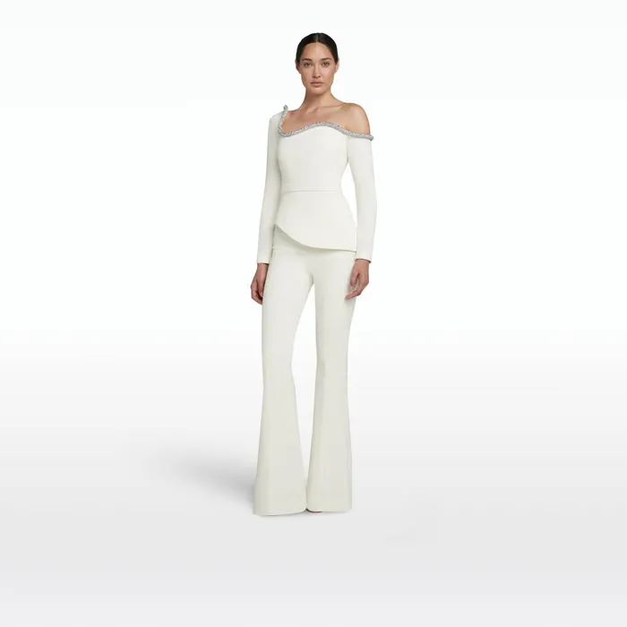 Safiyaa Aime Ivory Top Women Tops