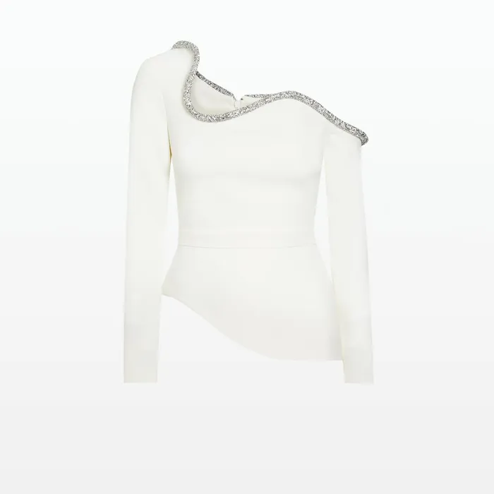 Safiyaa Aime Ivory Top Women Tops