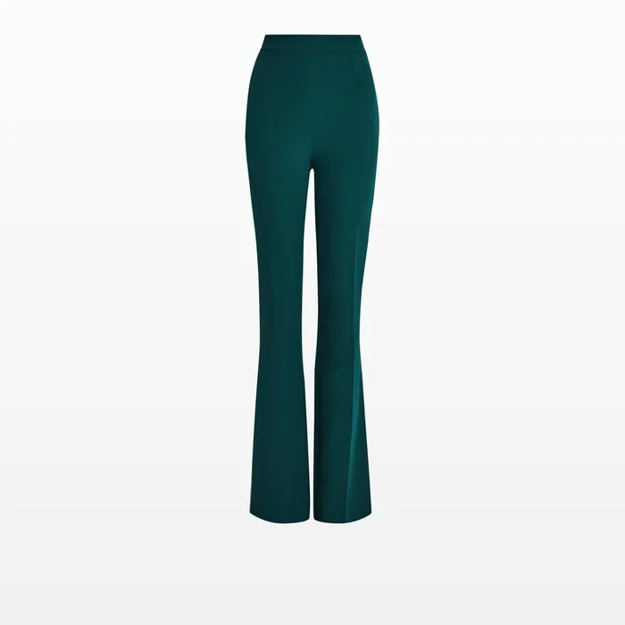 Safiyaa Alexa Alpine Green Trousers Women Trousers