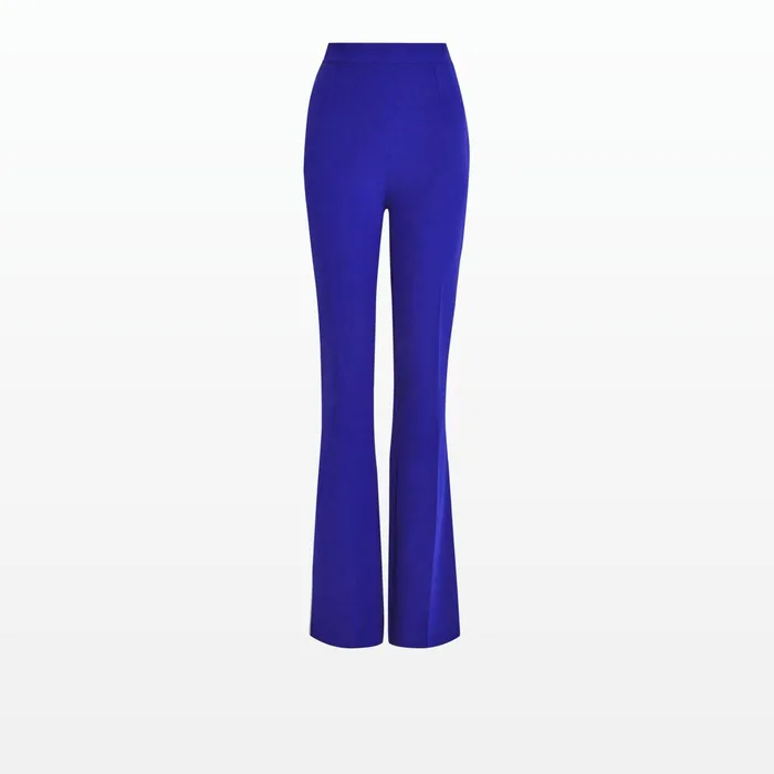 Safiyaa Alexa Azure Blue Trousers Women Trousers
