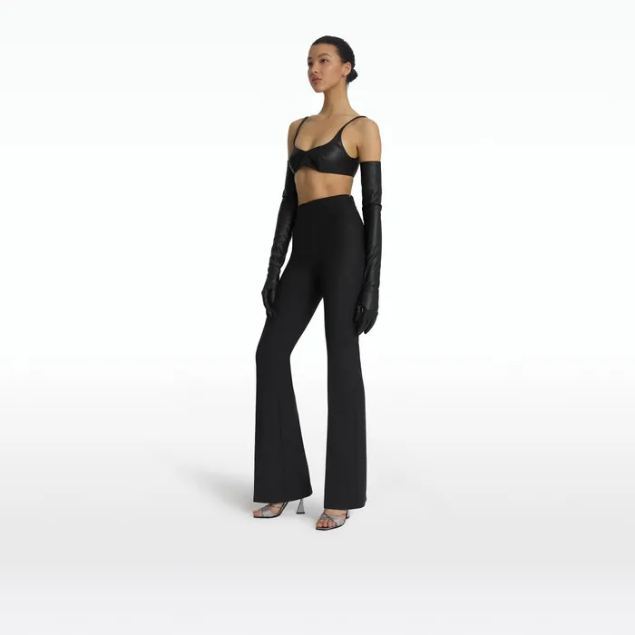 Safiyaa Alexa Charcoal Trousers Women Trousers