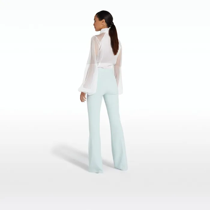 Safiyaa Alexa Ice Blue Trousers Women Trousers