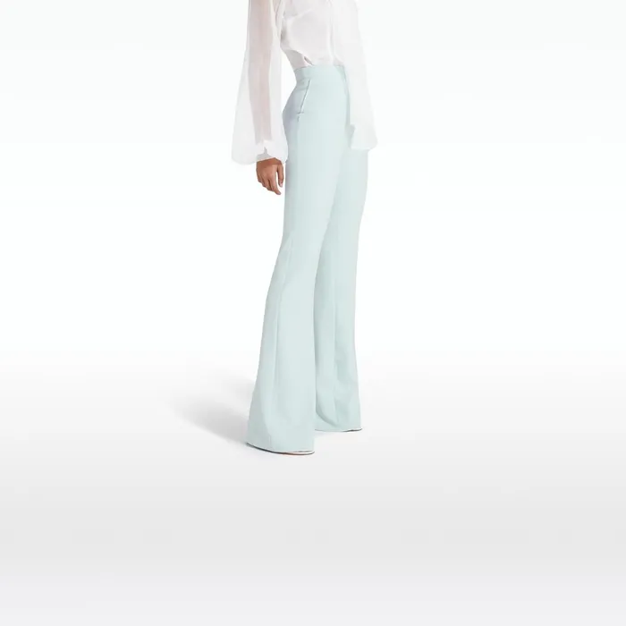 Safiyaa Alexa Ice Blue Trousers Women Trousers