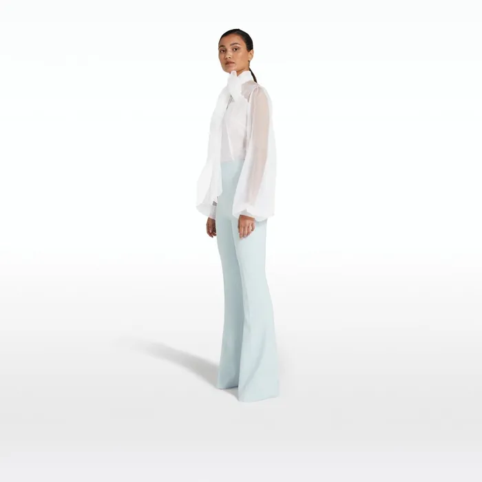 Safiyaa Alexa Ice Blue Trousers Women Trousers