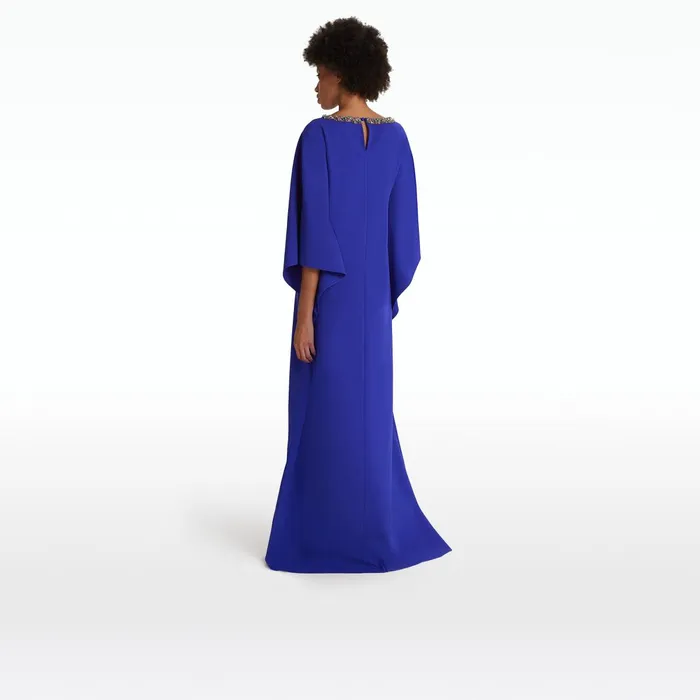 Safiyaa Amarella Azure Blue Long Dress Women Dresses