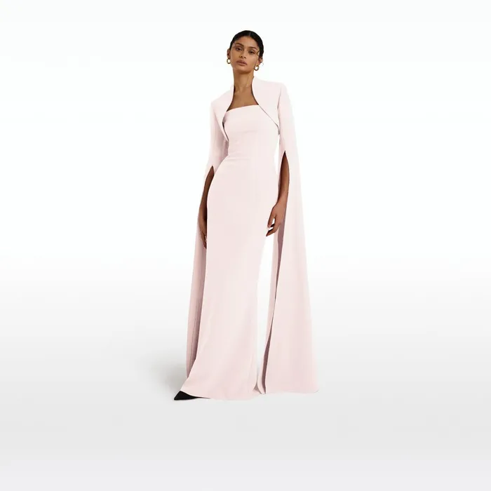 Safiyaa Amari Pale Pink Bolero With Soshin Dress Women Dresses