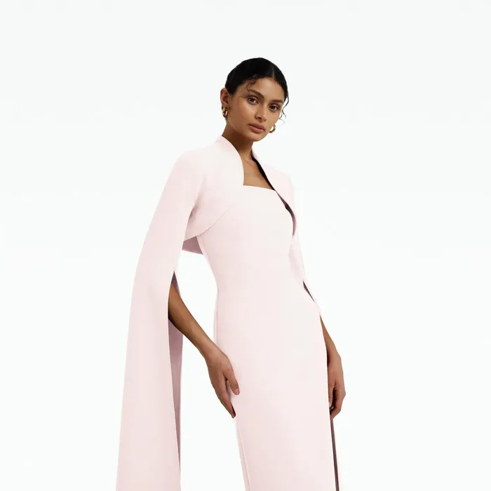 Safiyaa Amari Pale Pink Bolero With Soshin Dress Women Dresses
