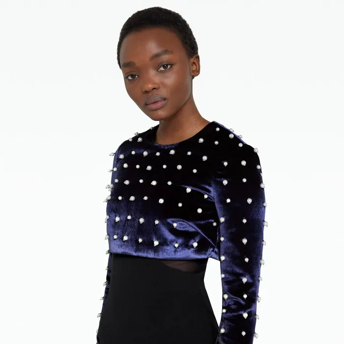 Safiyaa Aneta Black and Caspian Long Dress Women Dresses