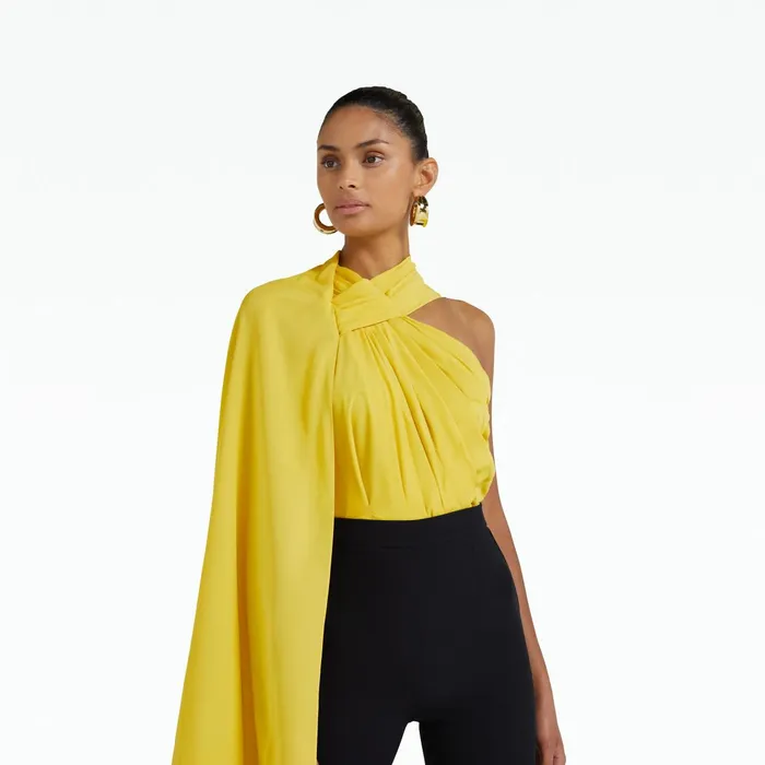 Safiyaa Apolonia Canary Top Women Tops