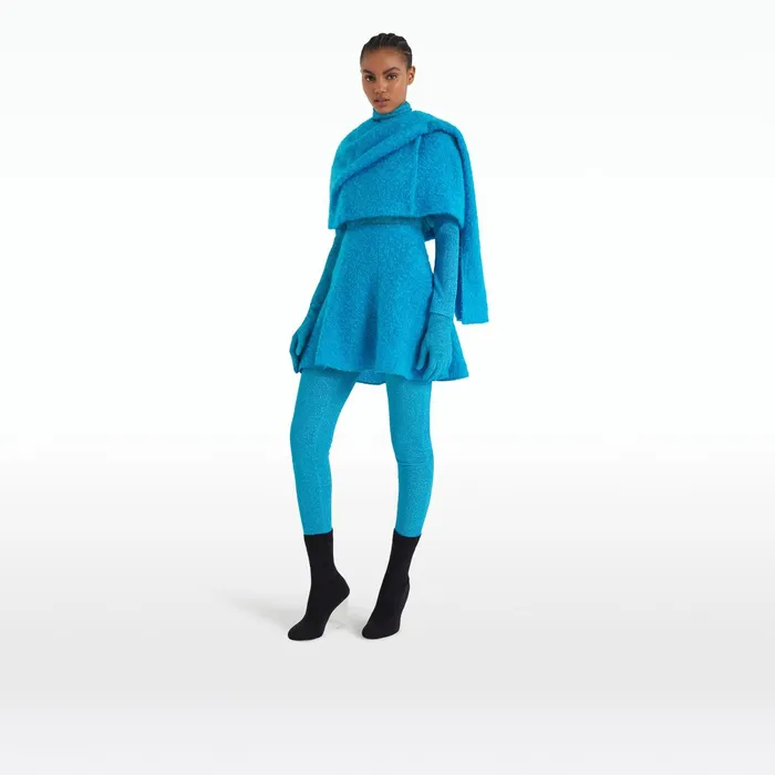 Safiyaa Astin Aquamarine Gloves Women Accessories