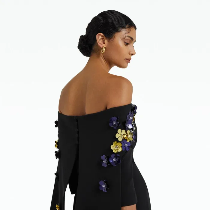 Safiyaa Bellara Black Harness With Soshin Dress Women Dresses