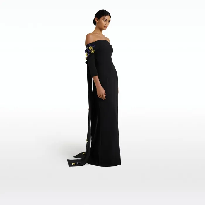 Safiyaa Bellara Black Harness With Soshin Dress Women Dresses