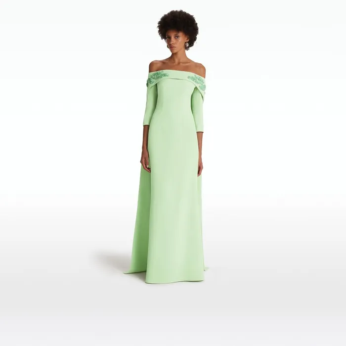 Safiyaa Bellara Harness and Soshin Aloe Long Dress Women Capes Harnesses