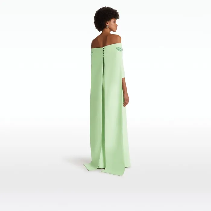 Safiyaa Bellara Harness and Soshin Aloe Long Dress Women Capes Harnesses