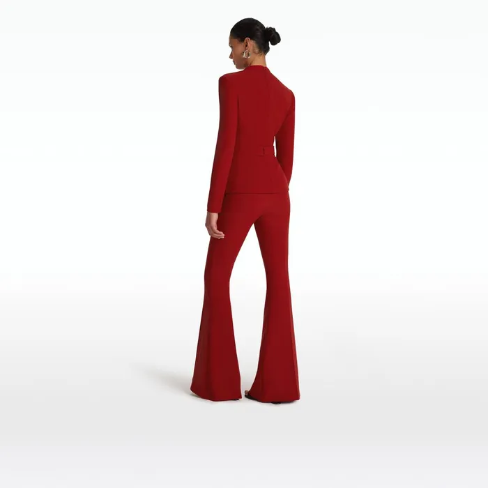 Safiyaa Blanca Azalea Red Top Women Tops