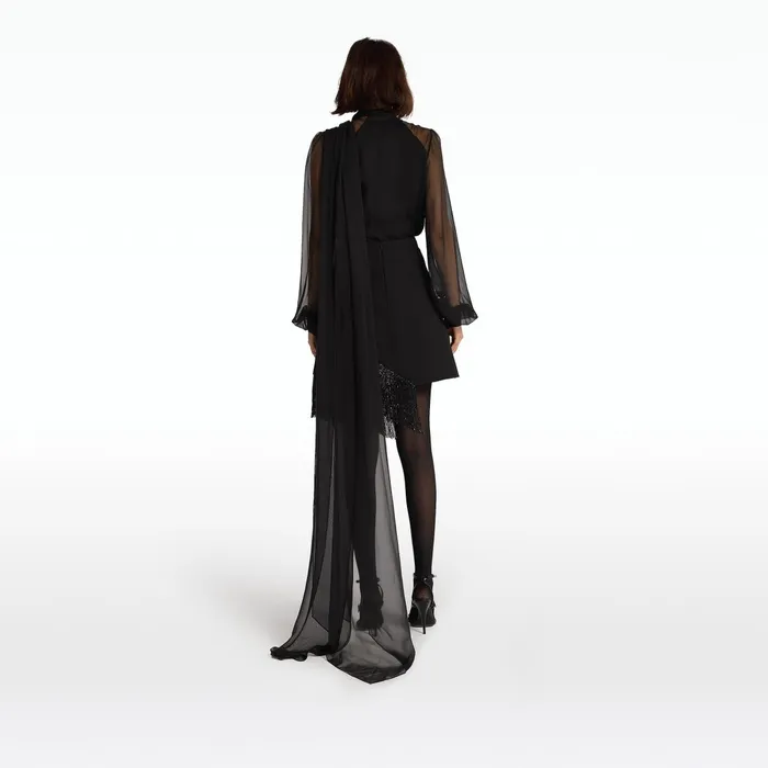Safiyaa Bronagh Black Skirt Women Skirts