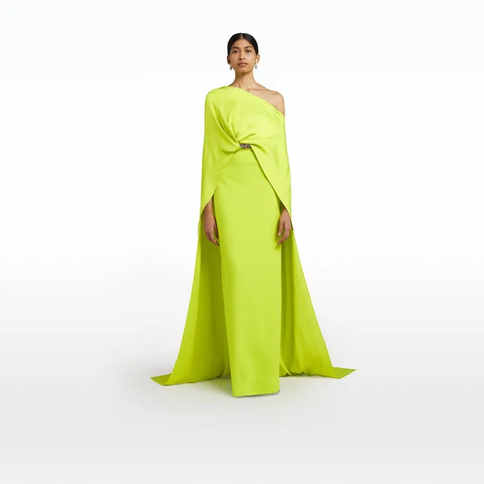 Safiyaa Cadenza Tendershoots Embroidered Long Dress Women Dresses