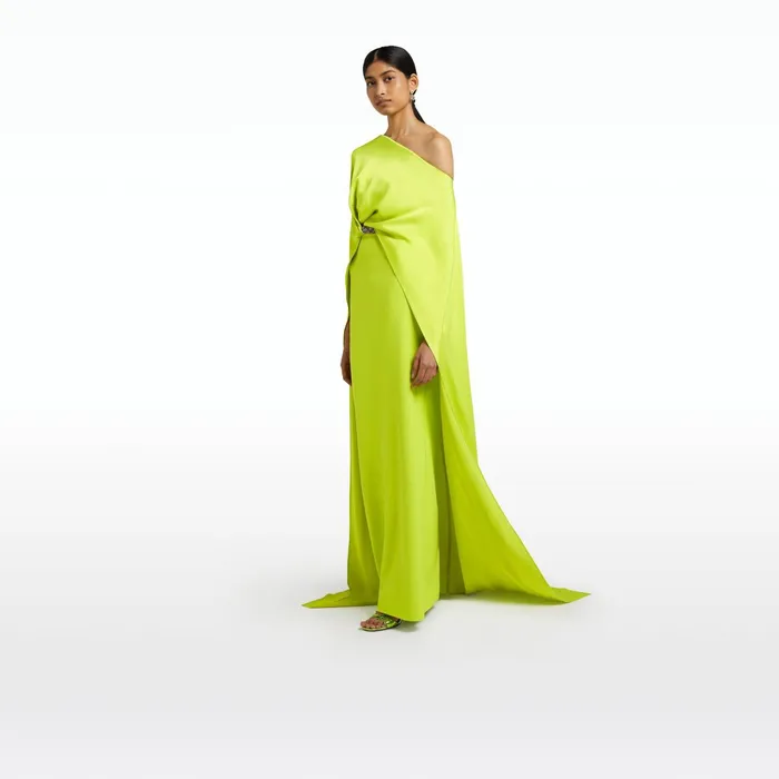 Safiyaa Cadenza Tendershoots Embroidered Long Dress Women Dresses