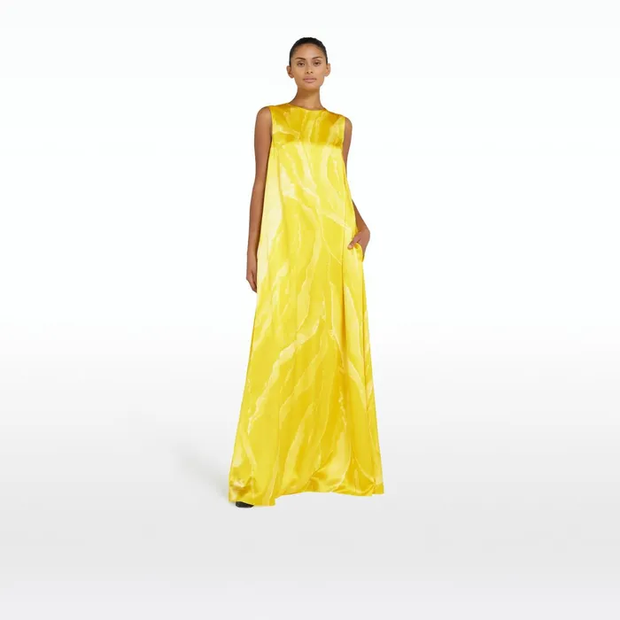 Safiyaa Carrara Canary Long Dress Women Dresses
