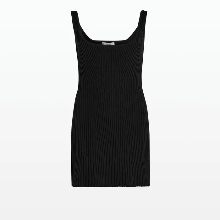 Safiyaa Cindy Black Knit Dress Women Dresses