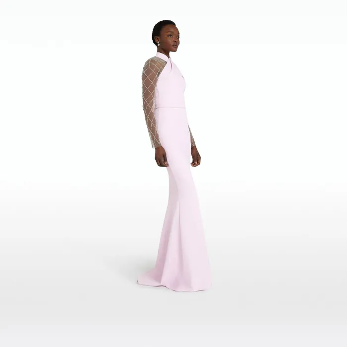 Safiyaa Clarence Lilac Snow Long Dress Women Dresses