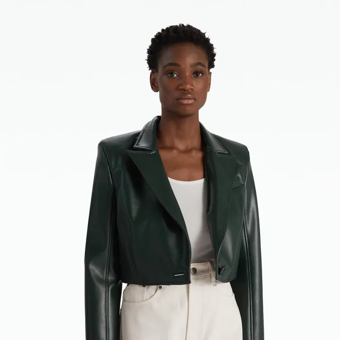 Safiyaa Craine Darkest Spruce Jacket Women Jackets Coats