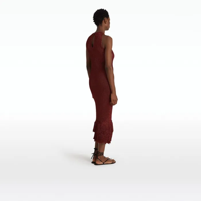 Safiyaa Deidre Amber Sun Knit Dress Women Knitwear
