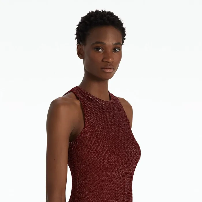 Safiyaa Deidre Amber Sun Knit Dress Women Knitwear