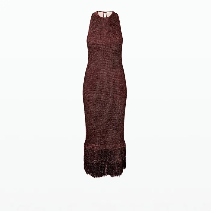 Safiyaa Deidre Amber Sun Knit Dress Women Knitwear