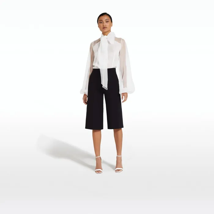 Safiyaa Delfina Ivory Top Women Tops