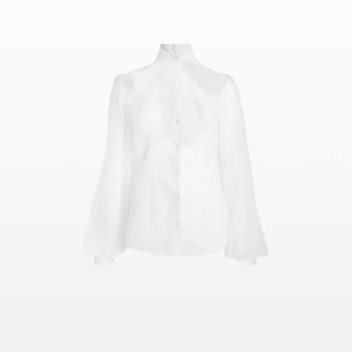 Safiyaa Delfina Ivory Top Women Tops
