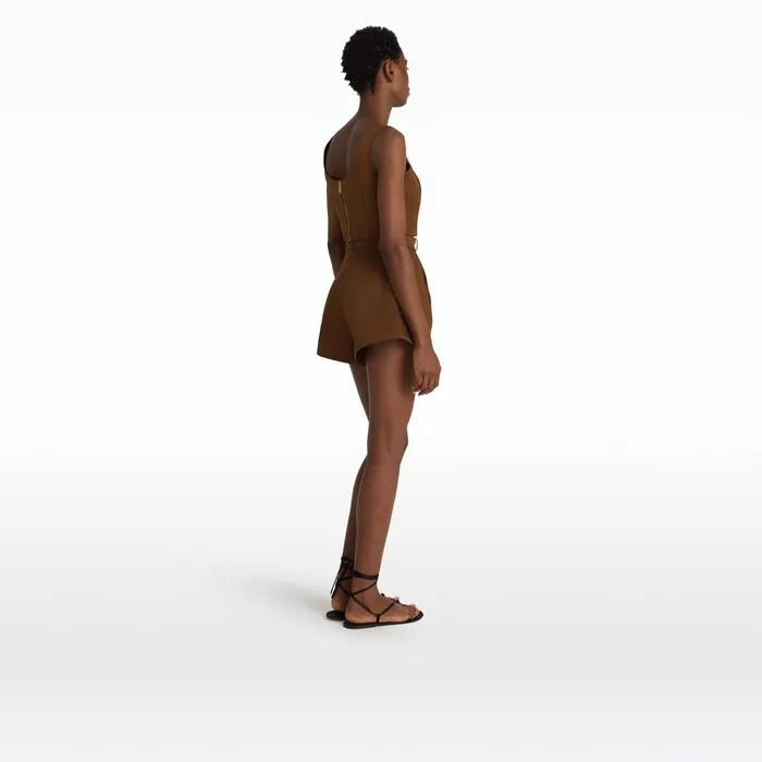 Safiyaa Denizal Deep Brown Top Women Tops