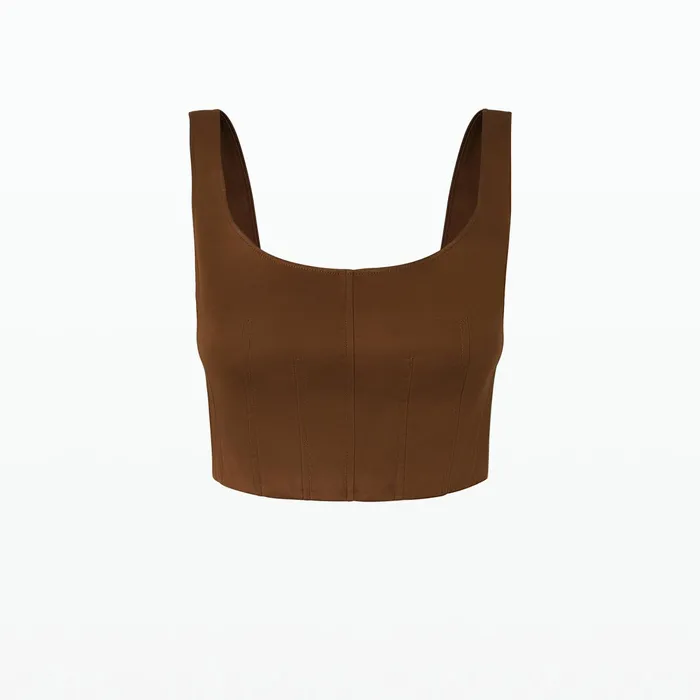 Safiyaa Denizal Deep Brown Top Women Tops