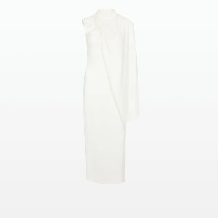 Safiyaa Dilly Ivory Midi Dress Women Dresses