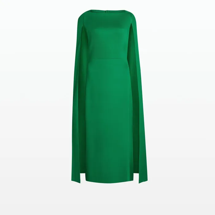 Safiyaa Doola Jewel Green Midi Dress Women Dresses