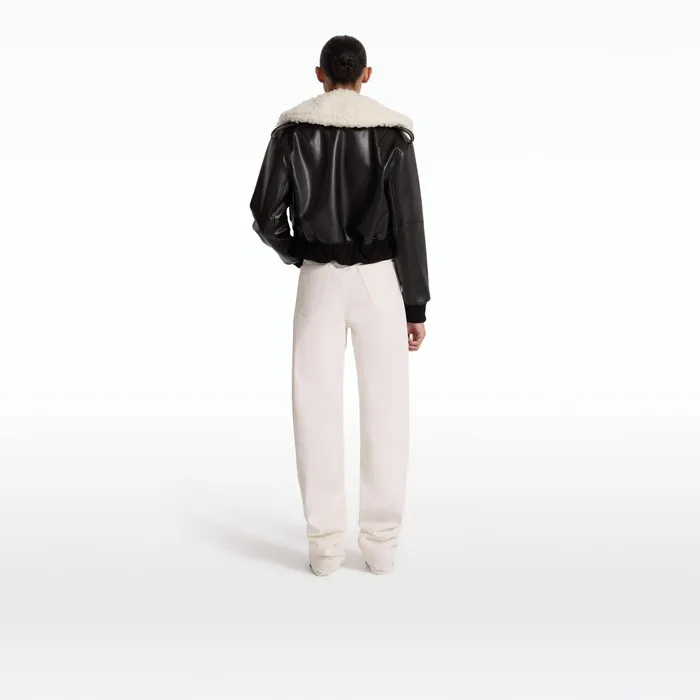 Safiyaa Elizabetta Black Jacket Women Jackets Coats