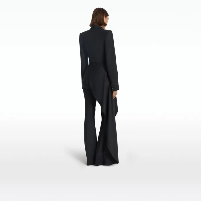 Safiyaa Elorena Charcoal Wool Jacket Women Jackets Coats