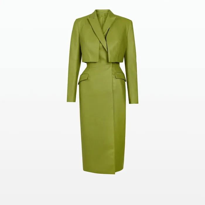 Safiyaa Ennis Woodbine Vegan Leather Coat Women Jackets Coats